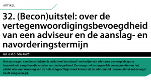 (Becon)uitstel - Demandt